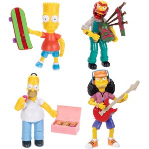 Disney The Simpsons Action Figures 4-Pack 5-Inch Collectible Figures from Jakks Disney The Simpsons Action Figures 4-Pack 5-Inch Collectible Figures from Jakks