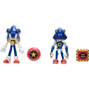 Sonic the Hedgehog Sonic 4"""" Action Figure 2 Pack - Modern Sonic & Modern Meta Sonic the Hedgehog Sonic 4"""" Action Figure 2 Pack - Modern Sonic & Modern Meta