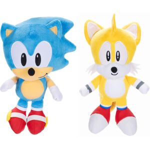 Sonic The Hedgehog 9"""" Plush 2-Pack Sonic & Tails Collectible Stuffed Toy Sonic The Hedgehog 9"""" Plush 2-Pack Sonic & Tails Collectible Stuffed Toy