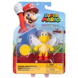 Super Mario 4 inch Action Figure (Koopa Paratroopa with Coin) Super Mario 4 inch Action Figure (Koopa Paratroopa with Coin)