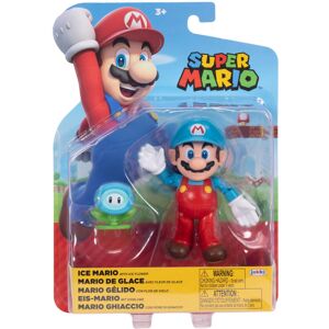Nintendo Super Mario 4-Inch Ice Mario Poseable Figure with Ice Flower Accessory. Nintendo Super Mario 4-Inch Ice Mario Poseable Figure with Ice Flower Accessory.