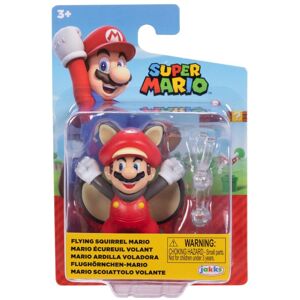 Nintendo - Super Mario Bros - 2.5"""" articulated figure - Mario Squirrel Flying Nintendo - Super Mario Bros - 2.5"""" articulated figure - Mario Squirrel Flying