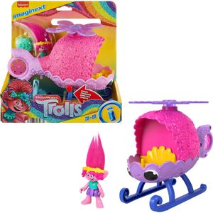 Fisher-Price Imaginext DreamWorks Trolls Toys Poppy's Copter Helicopter & Figur Fisher-Price Imaginext DreamWorks Trolls Toys Poppy's Copter Helicopter & Figur