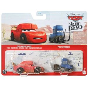 Disney Cars 2023 1:55 Scale Diecast 2-Pack On The Road (Cave Lightning Mcqueen a Disney Cars 2023 1:55 Scale Diecast 2-Pack On The Road (Cave Lightning Mcqueen a