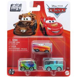 Disney Pixar Cars Mini Racers Mater - Fillmore Radiator - Springs Ramone 3 Pack Disney Pixar Cars Mini Racers Mater - Fillmore Radiator - Springs Ramone 3 Pack