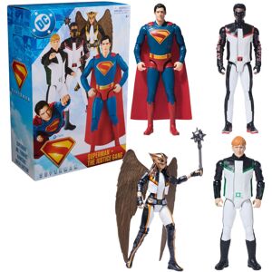 DC Comics Superman Green Lantern Hawkgirl and Mr. Terrific 4-Pack 12-Inch A DC Comics Superman Green Lantern Hawkgirl and Mr. Terrific 4-Pack 12-Inch A