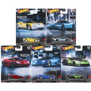 Hot Wheels Car Culture 2022 Exotic Envy Complete Set of 5 Diecast Vehicles from Hot Wheels Car Culture 2022 Exotic Envy Complete Set of 5 Diecast Vehicles from