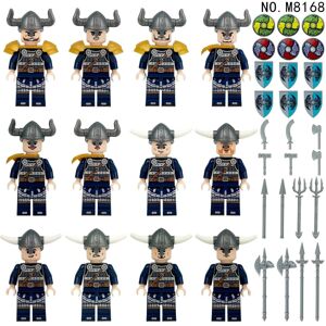 Unbranded Custom Lego Viking Hero Castle Knights Medieval Soldier 12 Mini figures Toy Unbranded Custom Lego Viking Hero Castle Knights Medieval Soldier 12 Mini figures Toy
