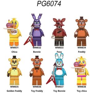 Unbranded Custom Lego FNAF Five Nights at Freddie's Video Game Hero 8 X Mini figures Toy Unbranded Custom Lego FNAF Five Nights at Freddie's Video Game Hero 8 X Mini figures Toy