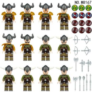 Unbranded Custom Lego Viking Hero Castle Knights Medieval Soldier 12 Mini figures Toy Unbranded Custom Lego Viking Hero Castle Knights Medieval Soldier 12 Mini figures Toy