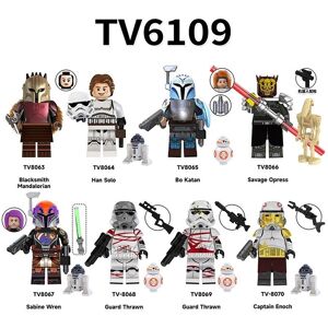 Unbranded Custom Lego Clone Trooper Mini figure Jedi Toy Stormtrooper Han Solo Mandalorian Unbranded Custom Lego Clone Trooper Mini figure Jedi Toy Stormtrooper Han Solo Mandalorian