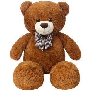 Unbranded (Dark Brown, 100cm) Bear Giant Teddy Plush Toy Stuffed Animal Doll Soft Gift Bir Unbranded (Dark Brown, 100cm) Bear Giant Teddy Plush Toy Stuffed Animal Doll Soft Gift Bir