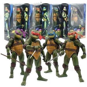 Unbranded (4Pcs) Ninja Turtles 1990 Movie 7" NECA TMNT Movable Toys Mutant Action Figure G Unbranded (4Pcs) Ninja Turtles 1990 Movie 7" NECA TMNT Movable Toys Mutant Action Figure G