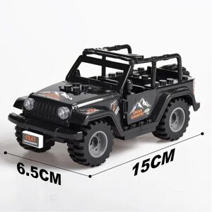 Unbranded (Black) Wrangler Car Building Block Set Truck Off Roader Camouflage Model Kids T Unbranded (Black) Wrangler Car Building Block Set Truck Off Roader Camouflage Model Kids T