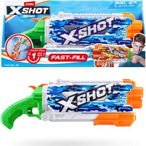 Zuru XShot Water Pump Action Water Blaster Fast-Fill - Blue Camo Skin Zuru XShot Water Pump Action Water Blaster Fast-Fill - Blue Camo Skin