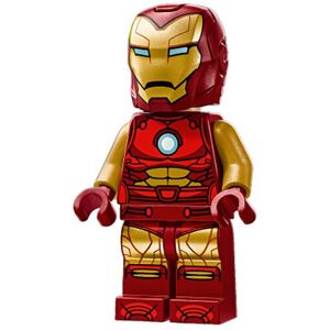 Lego Marvel Superheroes Iron Man Dark Red Armour with Visor Minifigure from 7631 Lego Marvel Superheroes Iron Man Dark Red Armour with Visor Minifigure from 7631