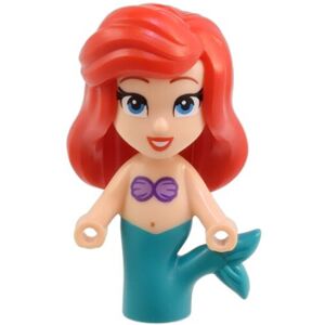 Lego Disney The Little Mermaid Ariel Micro Doll Minifigure with Open Eyes from 4 Lego Disney The Little Mermaid Ariel Micro Doll Minifigure with Open Eyes from 4
