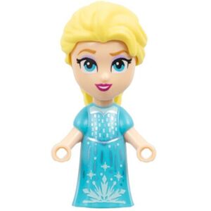 Lego Disney Frozen Elsa in Medium Azure Dress Micro Doll Minifigure from 43218 Lego Disney Frozen Elsa in Medium Azure Dress Micro Doll Minifigure from 43218