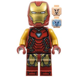 Lego Marvel Super Heroes Iron Man Large Helmet Visor Minifigure from 76323 Lego Marvel Super Heroes Iron Man Large Helmet Visor Minifigure from 76323