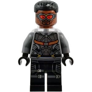 Lego Marvel Super Heroes Falcon Grey and Black Suit Minifigure from 76269 Lego Marvel Super Heroes Falcon Grey and Black Suit Minifigure from 76269
