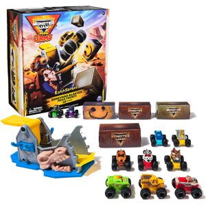 Monster Cable Jam Mini Jams Earthshaker Boneyard Blaster Mega Frenzy Playset with 10 Monster Cable Jam Mini Jams Earthshaker Boneyard Blaster Mega Frenzy Playset with 10