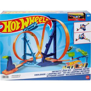 Hot Wheels Toy Car Track Set Infinity Loop Kit Playset with 1:64 Scale Car 2 W Hot Wheels Toy Car Track Set Infinity Loop Kit Playset with 1:64 Scale Car 2 W