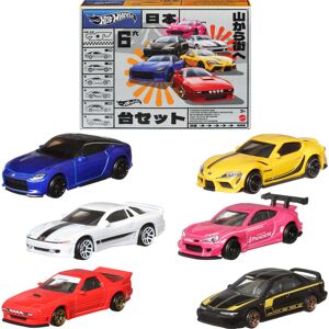 Hot Wheels Car Culture Premium Toy Car 6-Pack Set of 6 Die-Cast 1:64 Scale Japa Hot Wheels Car Culture Premium Toy Car 6-Pack Set of 6 Die-Cast 1:64 Scale Japa