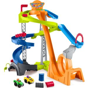 Fisher-Price Little People Toddler Toy Hot Wheels Spiral Stunt Speedway Race Tra Fisher-Price Little People Toddler Toy Hot Wheels Spiral Stunt Speedway Race Tra