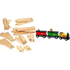 Brio World Train Track Expansion & Safari Train Brio World Train Track Expansion & Safari Train