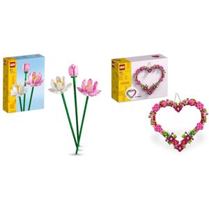 Lego Creator Lotus Flowers Set & Heart Ornament Lego Creator Lotus Flowers Set & Heart Ornament