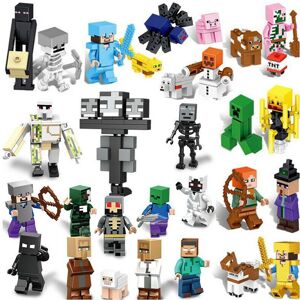 HELLSA 29PCS Minecraft My World Series figure Fit Lego Building Block Toy HELLSA 29PCS Minecraft My World Series figure Fit Lego Building Block Toy