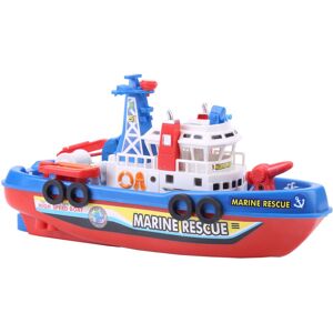 Unbranded Children Kids Fireboat Toy Water Spraying Ship Model with Sound & Flash Light Unbranded Children Kids Fireboat Toy Water Spraying Ship Model with Sound & Flash Light