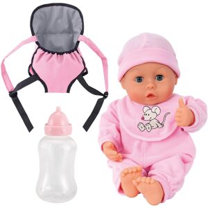 Bayer: My First: Words Baby Doll Carrier Set - Pink & Mouse Outfit - Makes 24 Ba Bayer: My First: Words Baby Doll Carrier Set - Pink & Mouse Outfit - Makes 24 Ba