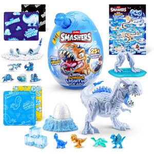 Smashers Mega Jurassic Light Up Ice Age (T-Rex) by ZURU Smashable Egg Toy for B Smashers Mega Jurassic Light Up Ice Age (T-Rex) by ZURU Smashable Egg Toy for B