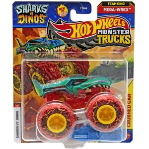 Hot Wheels Monster Trucks Sharks vs Dinos 1:64 Scale Die-Cast Vehicle Collectio Hot Wheels Monster Trucks Sharks vs Dinos 1:64 Scale Die-Cast Vehicle Collectio