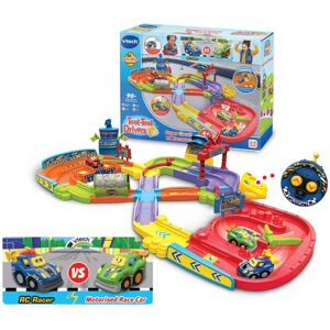 VTech Toot-Toot Drivers Super Circuit RC Raceway, Toy Car Playset with 2 Vehicle VTech Toot-Toot Drivers Super Circuit RC Raceway, Toy Car Playset with 2 Vehicle