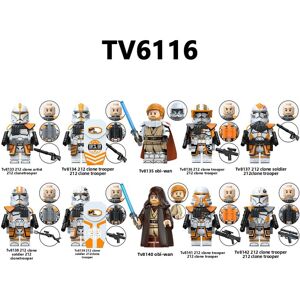 Unbranded (Set) Obi Wars Star Wan And Clone Soldier Building Block Man Mini Set Ornament Unbranded (Set) Obi Wars Star Wan And Clone Soldier Building Block Man Mini Set Ornament