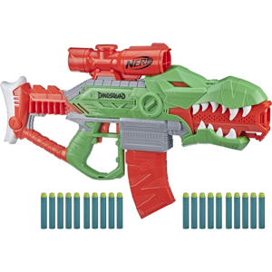 Nerf Dino Squad Rex-Rampage Motorised Dart Blaster 10-Dart Clip 20 Darts Hasbro Nerf Dino Squad Rex-Rampage Motorised Dart Blaster 10-Dart Clip 20 Darts Hasbro