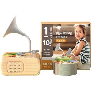 Unbranded ( BG, One size) Kids Educational Gramophone Toy With 96 Learning Card Music Box Unbranded ( BG, One size) Kids Educational Gramophone Toy With 96 Learning Card Music Box