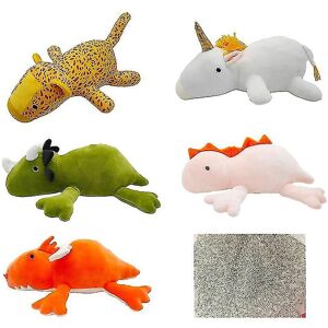 Kikidex (38cm, Unicorn) Dinosaur Weighted Plush Toy Soft Stuffed Plushie Anxiety Teddy D Kikidex (38cm, Unicorn) Dinosaur Weighted Plush Toy Soft Stuffed Plushie Anxiety Teddy D