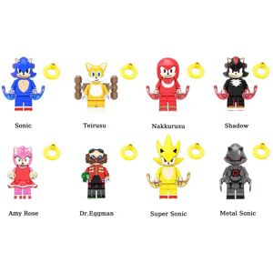 HELLSA 8SET Sonic The Hedgehog's Minifigure Fit Lego Kid Toy Suit UK HELLSA 8SET Sonic The Hedgehog's Minifigure Fit Lego Kid Toy Suit UK