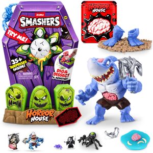 Smashers Mega Horror House (Blue) by ZURU, Interactive Toy, Collectable Toy for Smashers Mega Horror House (Blue) by ZURU, Interactive Toy, Collectable Toy for