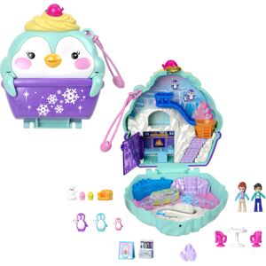 Polly Pocket Dolls and Playset, Travel Toy with Fidget Exterior, Snow Sweet Peng Polly Pocket Dolls and Playset, Travel Toy with Fidget Exterior, Snow Sweet Peng