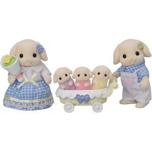 Sylvanian Families - 5735 Flora Rabbit Family - Dollhouse Playsets, ['Blue', 'Ch Sylvanian Families - 5735 Flora Rabbit Family - Dollhouse Playsets, ['Blue', 'Ch