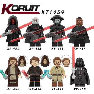 Bonxaif 8PCS Wars Star Fit Lego Building Blocks Toys Darth Maul Darth Vader Obi Wan Abs Bonxaif 8PCS Wars Star Fit Lego Building Blocks Toys Darth Maul Darth Vader Obi Wan Abs