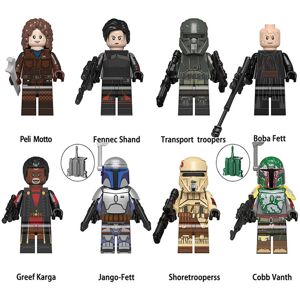 Bonxaif 8PCS Star Wars Custom Cobb Vanth Mini Figures Sets fits Lego Bonxaif 8PCS Star Wars Custom Cobb Vanth Mini Figures Sets fits Lego
