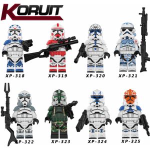 Bonxaif 8PCS Star Wars captain rex and 501st legion Mini Figures Sets fits Lego Bonxaif 8PCS Star Wars captain rex and 501st legion Mini Figures Sets fits Lego