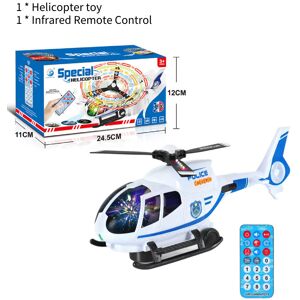 Unbranded (White) Kids Helicopter Toy Infrared Remote Control Electric Airplane Lights Mus Unbranded (White) Kids Helicopter Toy Infrared Remote Control Electric Airplane Lights Mus