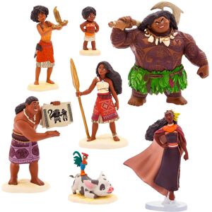 Disney Store Official Moana 2 Figurine Playset, 7 Moulded Toy Dolls, Including S Disney Store Official Moana 2 Figurine Playset, 7 Moulded Toy Dolls, Including S