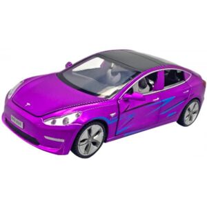 Unbranded (Purple) Tesla Model3 132 Alloy Model Diecasting Toy Pull Back Car Gift Day Chil Unbranded (Purple) Tesla Model3 132 Alloy Model Diecasting Toy Pull Back Car Gift Day Chil